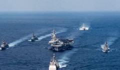 Cụm tấn công tàu sân bay Mỹ. Ảnh: Thời báo Tài chính Anh