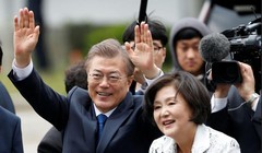 Tân Tổng thống Hàn Quốc và phu nhân