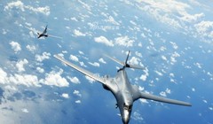 Máy bay ném bom chiến lược B-1B Lancer Mỹ. Ảnh: Sina