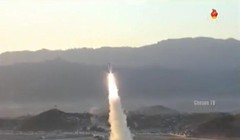 Ngày 12/2/2017, Triều Tiên phóng tên lửa đạn đạo tầm trung Pukguksong-2. Ảnh: Sputnik