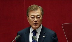 Tổng thống Hàn Quốc Moon Jae-in. Ảnh: Getty