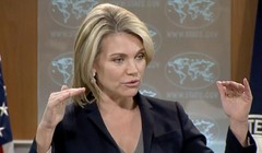 Người phát ngôn Bộ Ngoại giao Mỹ Heather Nauert. Ảnh: The Times of Israel