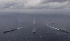 Mỹ, Nhật Bản tham gia cuộc tập trận Malabar-2017 với Ấn Độ. Ảnh: The Diplomat.