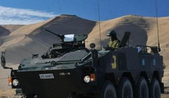 Xe bọc thép bánh lốp Type 96 Lực lượng Phòng vệ Mặt đất Nhật Bản. Ảnh: Cankao.
