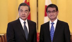 Từ ngày 15 - 17/4/2018, Ủy viên Quốc vụ kiêm Bộ trưởng Ngoại giao Trung Quốc Vương Nghị thăm Nhật Bản. Ảnh: DW.