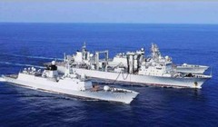 Biên đội tàu chiến hải quân Trung Quốc tiến hành diễn tập trên Ấn Độ Dương. Ảnh: Sina.