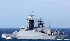 Tàu hộ vệ HMS Sutherland của hải quân hoàng gia Anh. Ảnh: Mil.