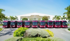 Bus giường nằm do Thaco sản xuất ra mắt tại Philippines