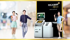 Khách hàng Bac A Bank mở và nhận thẻ nhanh ngay tại Kiosk Bank