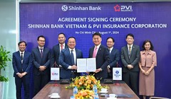 Ngân hàng Shinhan và Tổng Công ty Bảo hiểm PVI chính thức ký kết hợp tác chiến lược