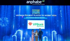 VPBankS khẳng định vị thế số 1 nơi làm việc tốt nhất Việt Nam ngành Dịch vụ tài chính khối DN vừa