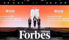 Phát triển bền vững và tiên phong số hóa, OCB vào top thương hiệu niêm yết dẫn đầu năm 2024