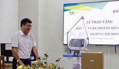 EVNFinance trao tặng máy thở di động hiện đại cho Bệnh viện Nhi Trung ương