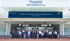 THACO AUTO xuất khẩu xe bus cao cấp Mercedes-Benz sang Thái Lan