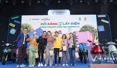 Một năm không tốn tiền sạc, công nhân Đồng Nai tranh thủ “lên đời” xe máy VinFast