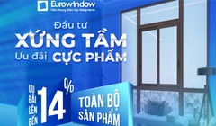 Mua cửa Eurowindow trong tháng 7, khách hàng nhận loạt ưu đãi cực lớn