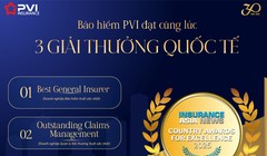Bảo hiểm PVI chinh phục loạt giải thưởng quốc tế danh giá