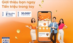 “Giới thiệu bạn ngay - Tiền triệu trong tay” với SHB SAHA