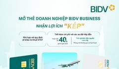 Nhiều lợi ích từ thẻ doanh nghiệp BIDV Business 