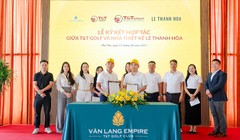 Cán bộ, nhân viên Văn Lang Empire T&T Golf Club sẽ được NTK Lê Thanh Hòa thiết kế đồng phục riêng