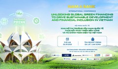 Sắp diễn ra hội nghị quốc tế về vốn xanh, phát triển bền vững và tài chính toàn diện