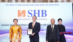 SHB khẳng định vị thế với Top 10 doanh nghiệp tư nhân có lợi nhuận tốt nhất Việt Nam