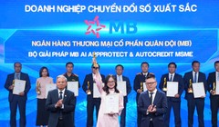 MB nhận giải thưởng Chuyển đổi số Việt Nam 2025 với bộ giải pháp công nghệ tiên phong