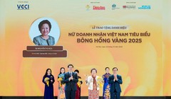 Chủ tịch BRG lần thứ 6 được vinh danh TOP 10 “Nữ doanh nhân Việt Nam tiêu biểu"