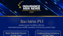 Bảo hiểm PVI được vinh danh tại 2 hạng mục Giải thưởng quốc tế danh giá