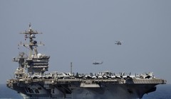 Cụm tác chiến tàu sân bay Mỹ vừa tuần tra thực thi tự do hàng hải ở Biển Đông