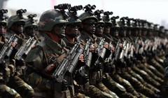 Lính đặc nhiệm Triều Tiên lần đầu xuất hiện trong cuộc duyệt binh lịch sử hôm 15/4 vừa qua