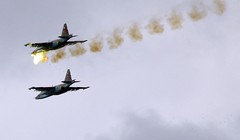 Chiến đấu cơ Nga khai hỏa diệt mục tiêu trên chiến trường Syria