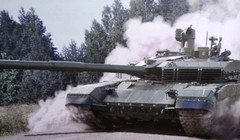 Hình ảnh giả định xe tăng Т-90М dành cho quân đội Nga. Ảnh chụp từ khu vực triển lãm của Tổng cục Ô tô - tăng-thiết giáp, Bộ Quốc phòng Nga tại Army-2017 