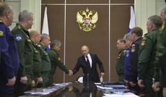 Ông Putin họp với các tướng lĩnh quân đội Nga