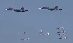 Cường kích Su-34 Nga trút bom diệt mục tiêu trên chiến trường Syria
