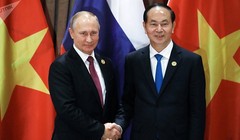 Chủ tịch nước Trần Đại Quang và Tổng thống Nga Putin