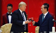 Chủ tịch nước Trần Đại Quang và Tổng thống Donald Trump