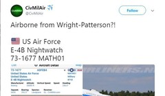 Thông tin về chiếc Boeing E-4B Nightwatch của Mỹ cất cánh khiến dư luận lo ngại