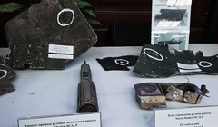 Những mảnh tên lửa hành trình của liên quân Mỹ-Anh-Pháp bị bắn hạ tại Syria