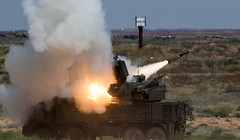 Hệ thống Pantsir khai hỏa bắn hạ mục tiêu