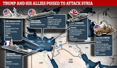 Liên quân Mỹ-Anh-Pháp ồ ạt tấn công Syria hôm 14/4 vừa qua