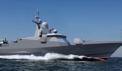 Chiến hạm đề án 22800 Shkval được cho là trang bị tên lửa hành trình Kalibr