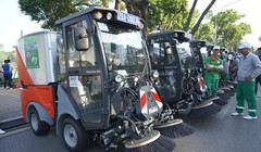 Xe quét, hút bụi chuyên dùng Hako City master 1600