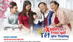 Xuân trao gửi - Tết yêu thương cùng dịch vụ Western Union của Nam A Bank