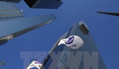 Trụ sở của tập đoàn Samsung ở Seoul, Hàn Quốc. (Nguồn: AFP/TTXVN)