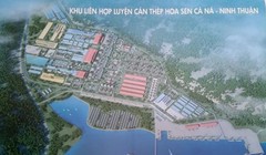 Phối cảnh của dự án Khu liên hợp thép Hoa Sen - Cà Ná