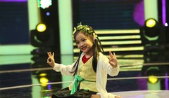 Tú Thanh đã có màn trình diễn vô cùng tự tin, lời thoại rõ ràng, điệu múa uyển chuyển.