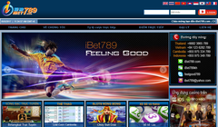 Ảnh chụp màn hình của trang web www.ibet789.com.