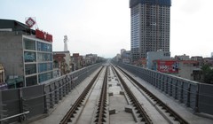 Hệ thống đường sắt của dự án đường sắt cao tốc Cát Linh - Hà Đông.