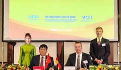 Lễ ký kết thoả thuận cung cấp tài chính giữa Tập đoàn GOAL và hãng hàng không Vietjet.
